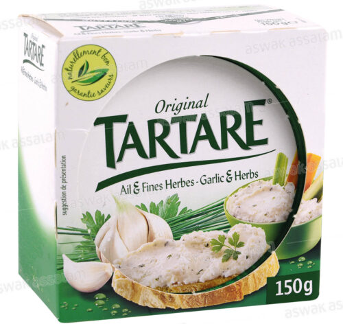 FROMAGE A TARTINER AIL & FINES HERBES 150G TARTARE