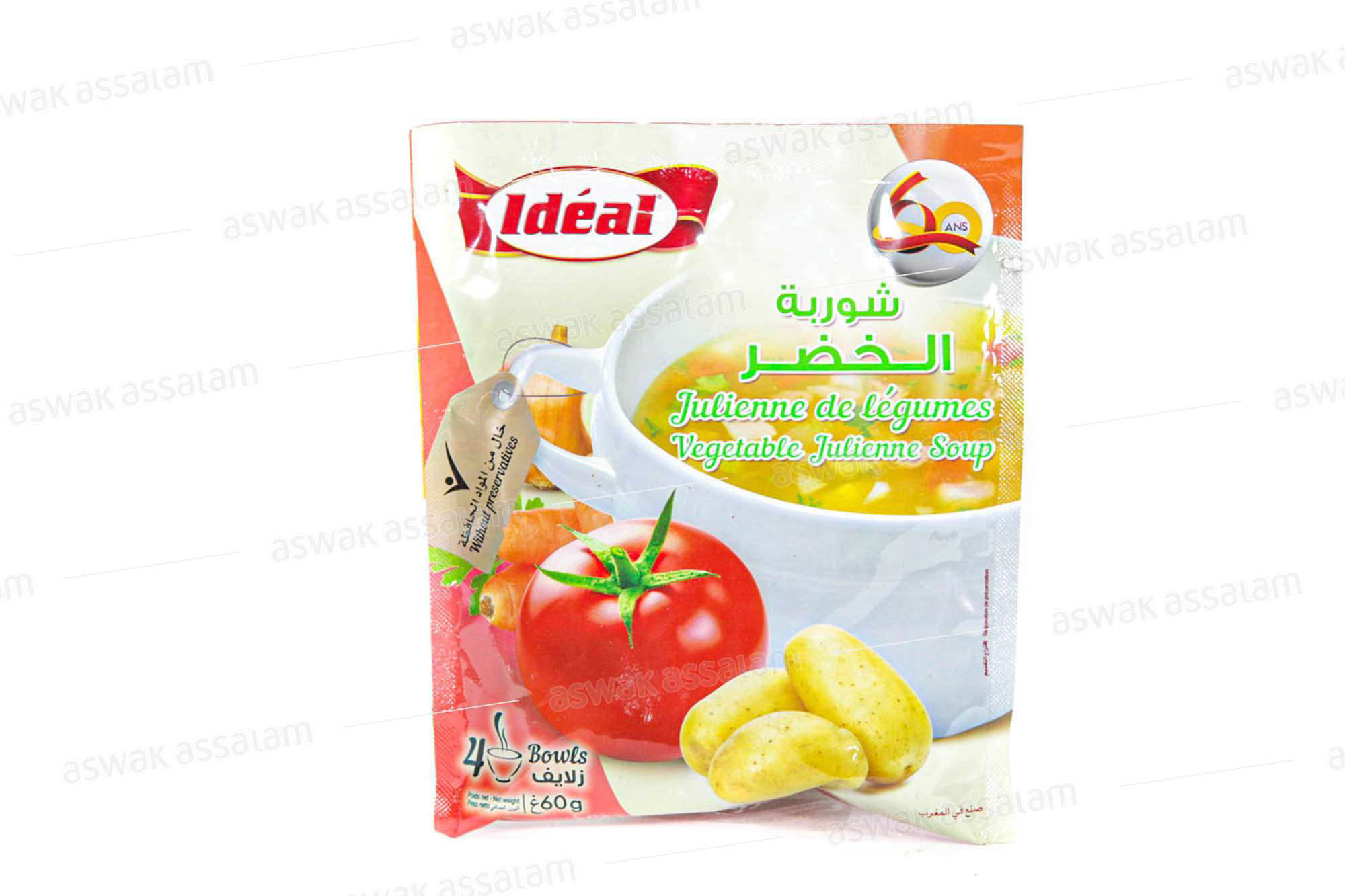 POTAGE LEGUMES 60G IDEAL
