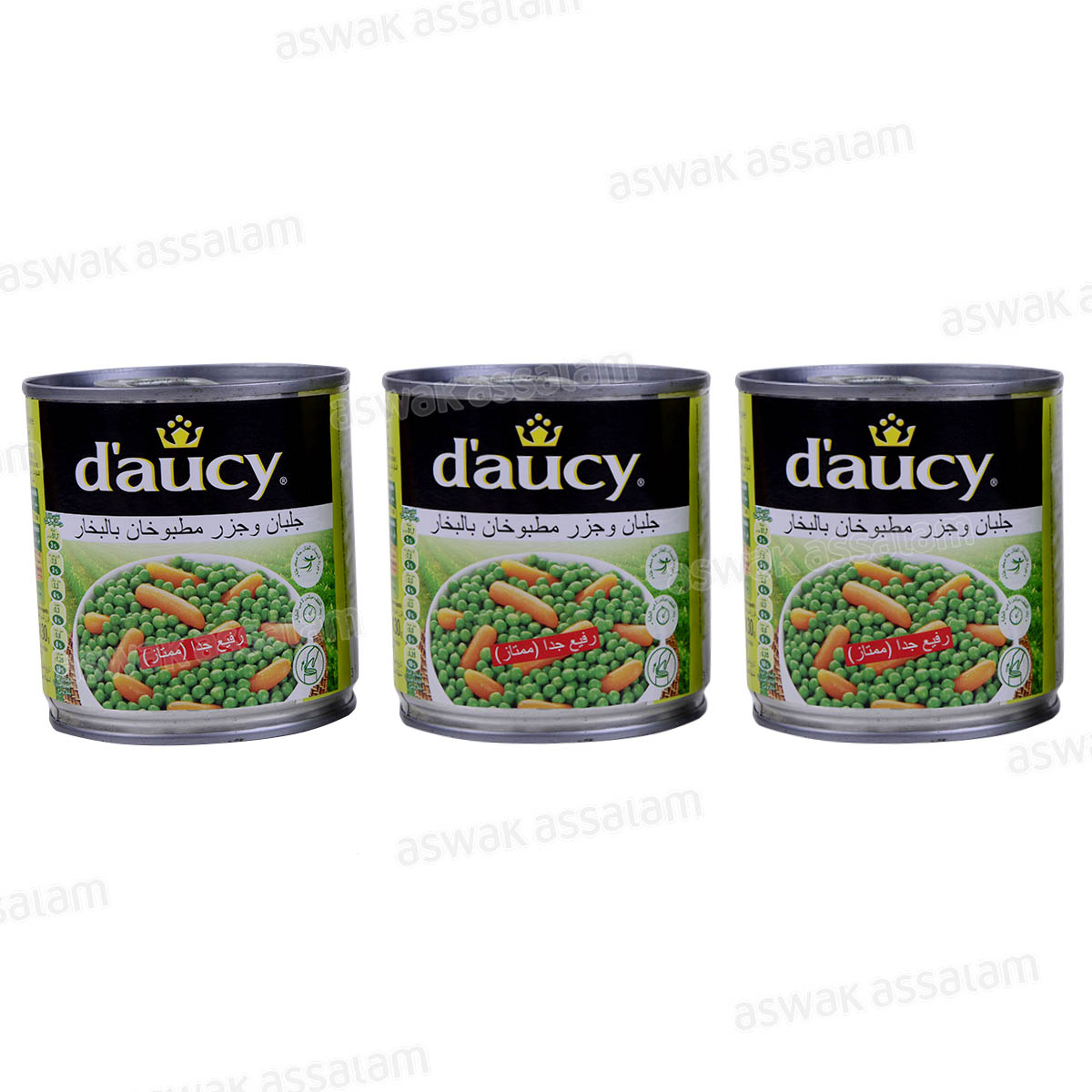 PETIT POIS & CAROTTE 3*140G D'AUCY