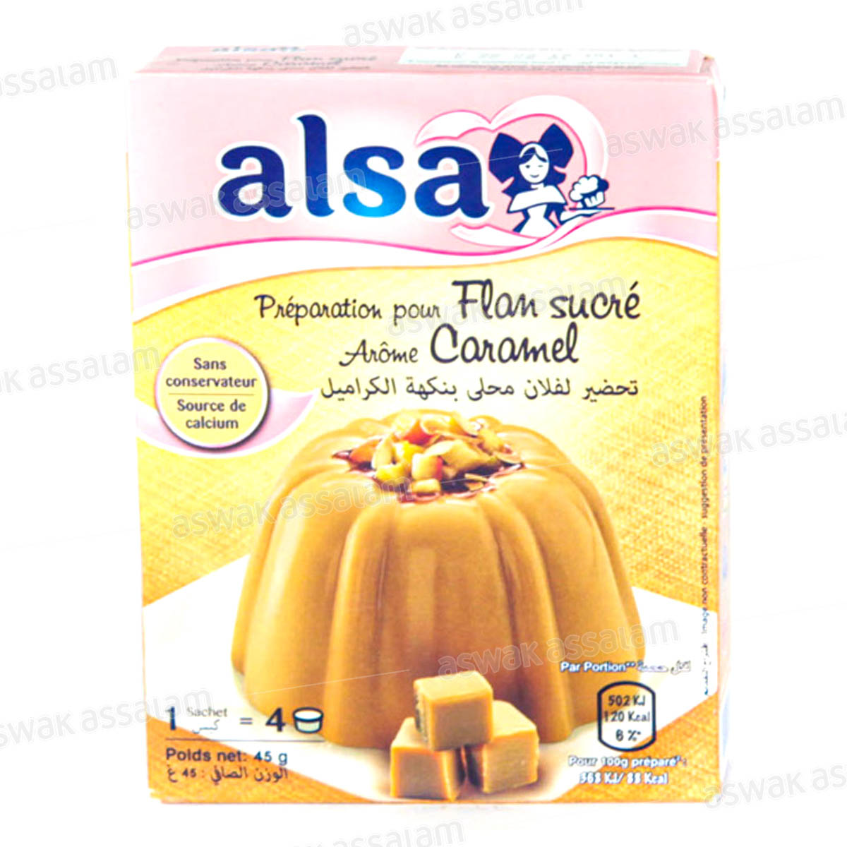 FLAN SUCRE CARAMEL ALSA