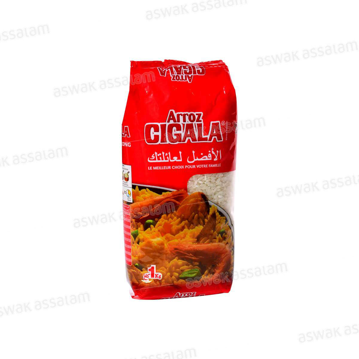 RIZ BLANC MEDIUM 1KG CIGALA