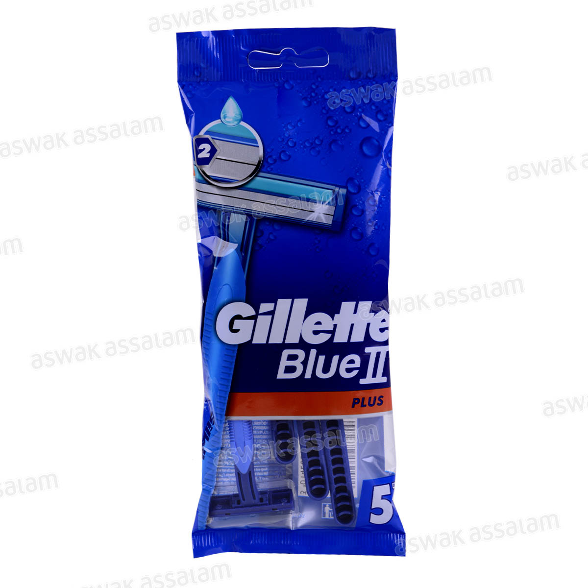 BLUE II ULTRAGRIP 5 UNITES GILLETTE