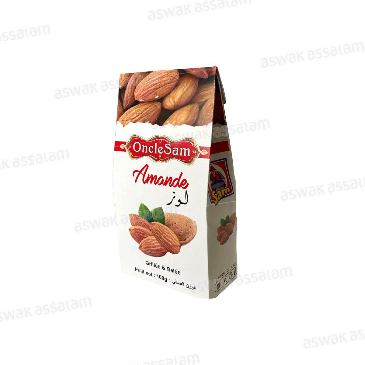 AMANDES GRILLEES 100G ONCLE SAM