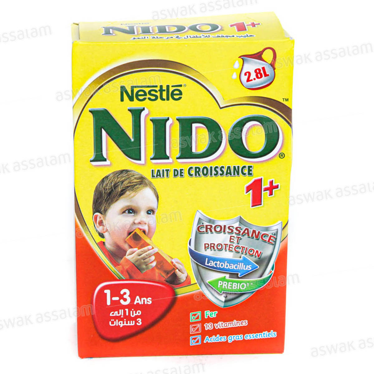 LAIT NATURE 400G POUR NOURISSONS DE 12 MOIS ET PLUS NIDO