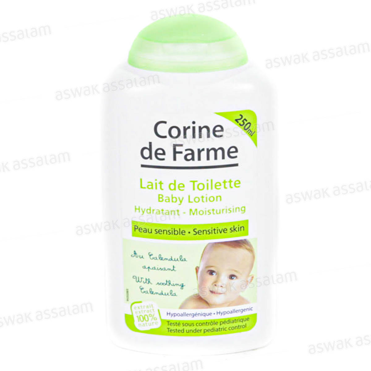 LAIT DE TOILETTE 250ML CORINE DE FARME
