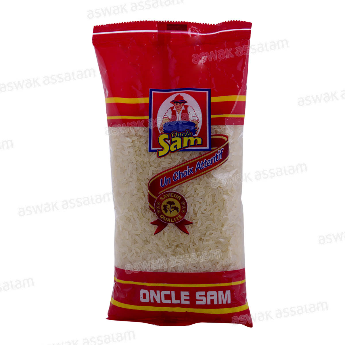 RIZ LONG JAUNE 500G ONCLE SAM