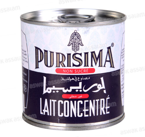 LAIT CONCENTRE NON SUCRE 170G PURISIMA