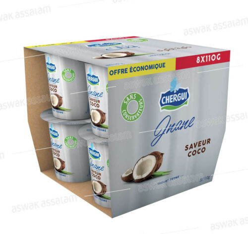 YAOURT JNANE COCO 8*110G CHERGUI