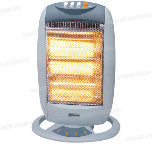 CHAUFFAGE HALOGENE 3 QUARTZ 1200W KHH-1204S KROHLER