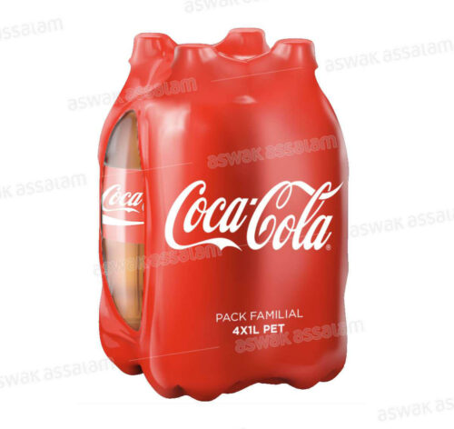 PACK COCA COLA 4*1L