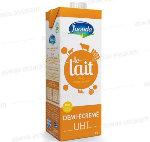 LAIT UHT DEMI ECREME 1L JAOUDA