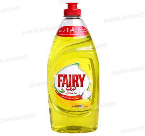 LIQUIDE VAISSELLE CONCENTRE LEMON 650 ML FAIRY