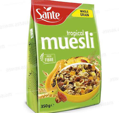 MUESLI TROPICAL 350G SANTE