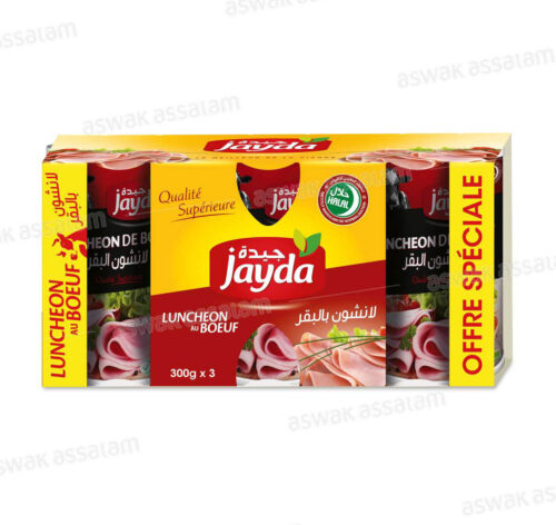 LUNCHEON AU BOEUF TRIPACK 3*330G JAYDA