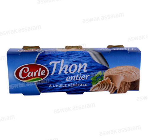 THON A L’HUILE VEGETALE 3*85G CARLE