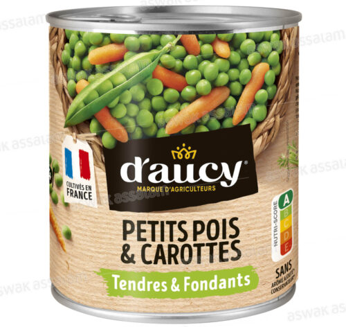 PETITS POIS ET CAROTTES 400G D’AUC’Y