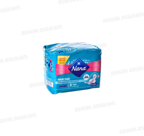 SERVIETTES HYGIENIQUES MAXI CLIP SUPER PAQUET DE 10 NANA