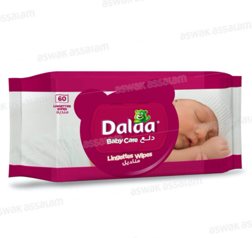 LINGETTES BEBE 60 UNITES DALAA