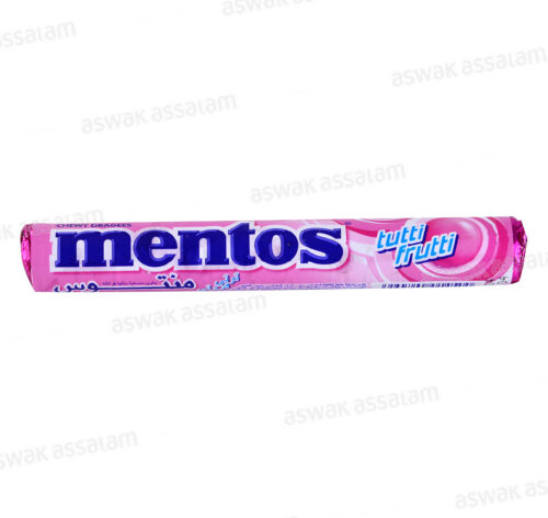 BONBONS TUTTI FRUTTI 38G MENTOS