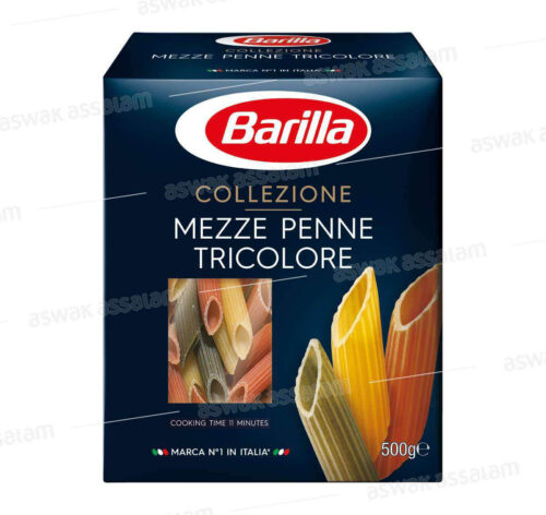 PATES MEZZE PENNE TRICOLORE 500G BARILLA