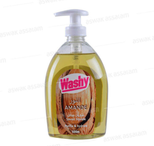 SAVON LIQUIDE AMANDE 500ML WASHY