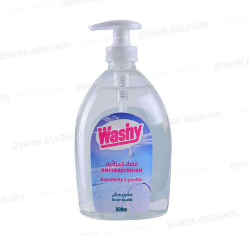 SAVON LIQUIDE ANTIBACTERIEN 500ML WASHY