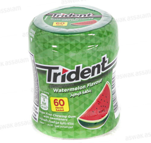 CHEWING GUM WATERMELON 60 PIECES TRIDENT