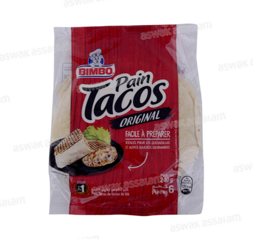 TACOS ORIGINAL 6 UNITES 240G BIMBO
