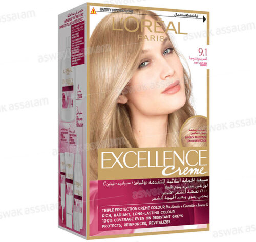 COLORATION 9.1 EXCELLENCE CREME L’OREAL