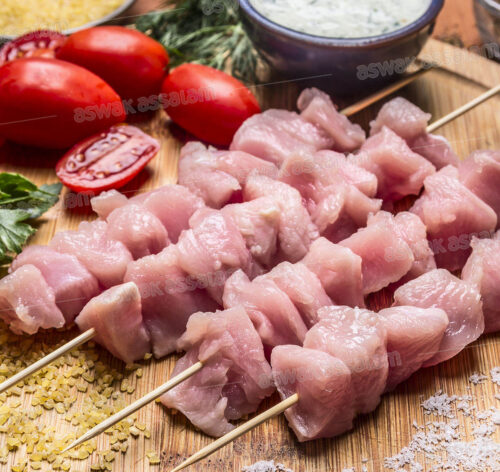 BROCHETTES BLANC DE DINDE 1KG