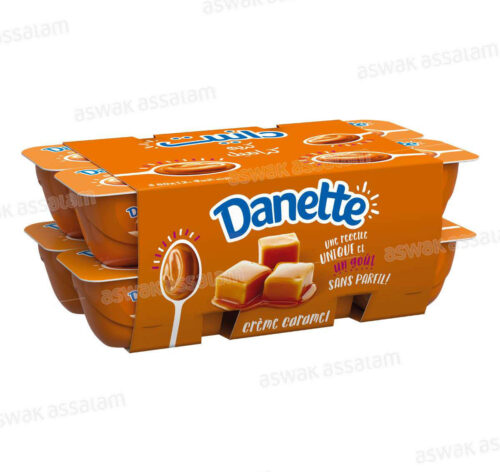 CREME DESSERT DANETTE CARAMEL 12*80G PACK DANONE