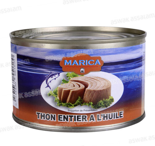 THON ENTIER A L’HUILE 800G MARICA