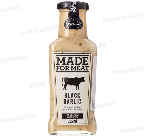 SAUCE POUR VIANDE A L’AIL NOIR 235ML KUHNE
