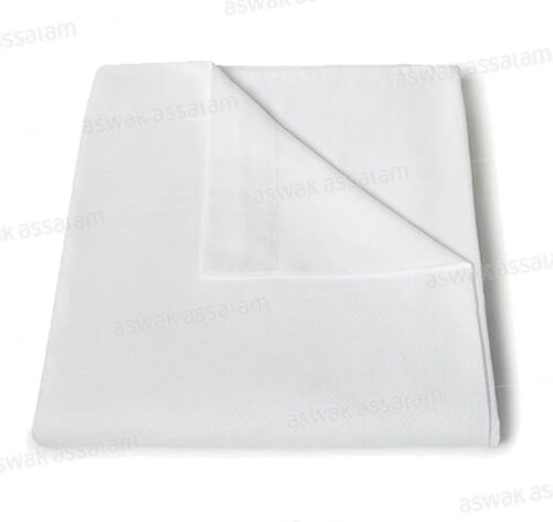 DRAP PLAT COTONELLE 240*270CM BLANC RICHBOND