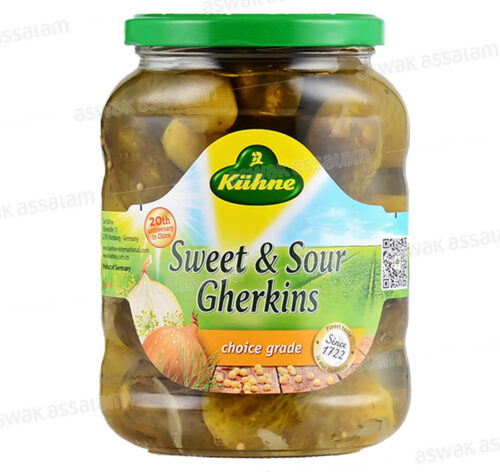 CORNICHONS AIGRE-DOUX 670G KUHNE