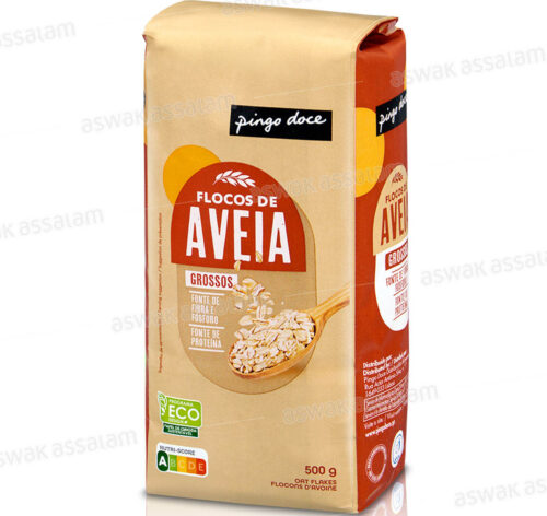 FLOCONS D’AVOINE GROS CALIBRE 500G PINGO DOCE