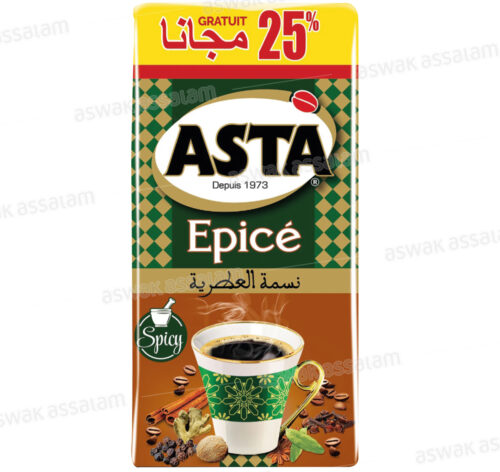 CAFE MOULU EPICE 200G ASTA (GRATUIT 25% INTEGRE)