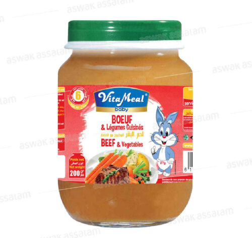 COMPOTE BOEUF ET LEGUMES 200G VITAMEAL