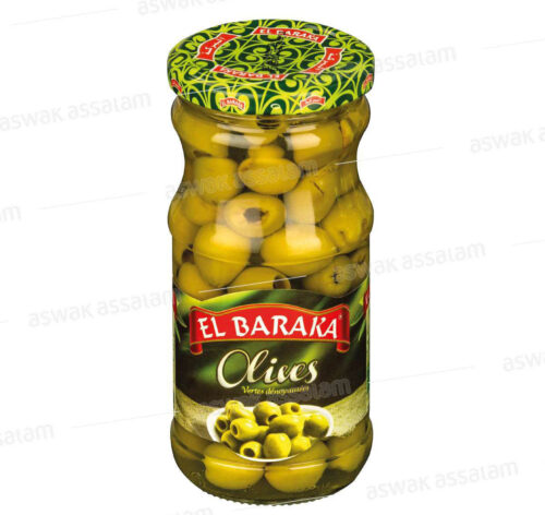 OLIVES VERTES DENOYAUTEES 72CL EL BARAKA
