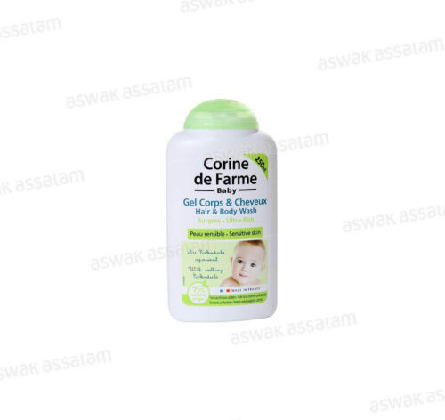 CREME LAVANTE CHEVEUX ET CORPS 250ML POUR BEBE CORINE DE FARME