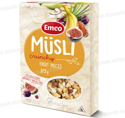 MUESLI CHOCOLAT NOISETTES 375G EMCO