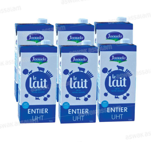 LAIT UHT ENTIER  6*1L  JAOUDA