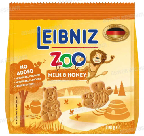 BISCUITS ZOO MILK & HONEY LEIBNIZ