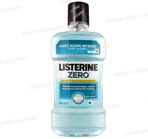 BAIN BOUCHE ZERO ALCOOL MENTHE 500ML LISTERINE