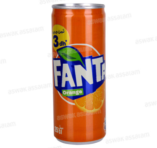FANTA ORANGE CANETTE 25CL