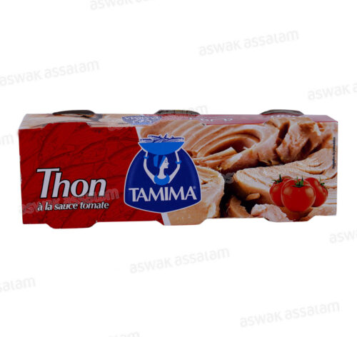 THON A LA SAUCE TOMATE 3*80G TAMIMA