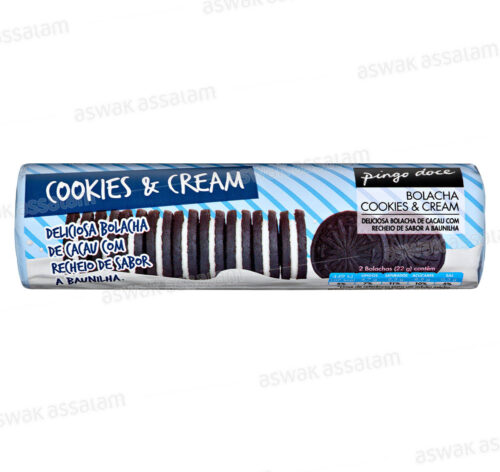 BISCUIT FOURRE A LA CREME 154G PINGO DOCE