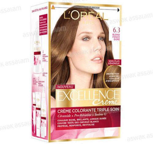 COLORATION 6.30 BLOND FONCE DORE EXCELLENCE