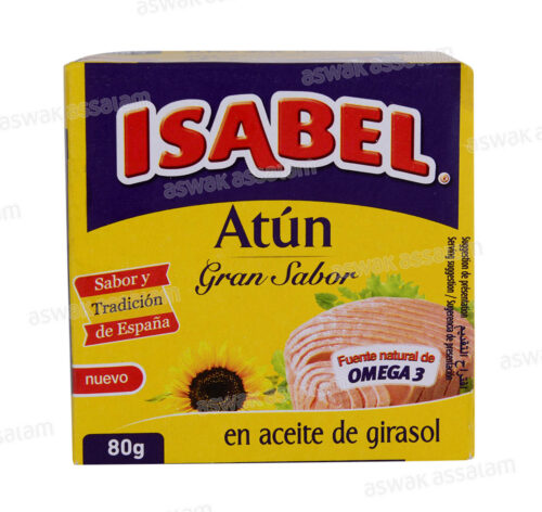 THON A L’HUILE VEGETALE 80G ISABEL
