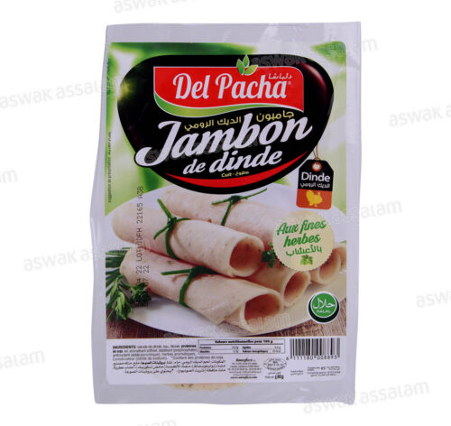 JAMBON DE DINDE AUX FINES HERBES 80G DEL PACHA